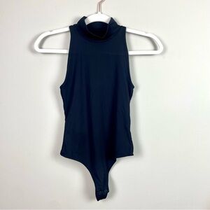 House of Harlow 1960 Black Sleeveless Bodysuit Mockneck Size‎ XS